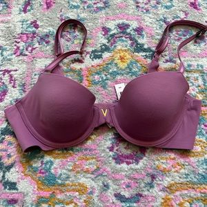mauve lined semi victoria’s secret bra NWT